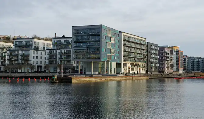 Прогулка по экокварталу, построенному на месте заброшенной промзоны