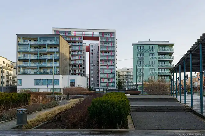 Прогулка по экокварталу, построенному на месте заброшенной промзоны