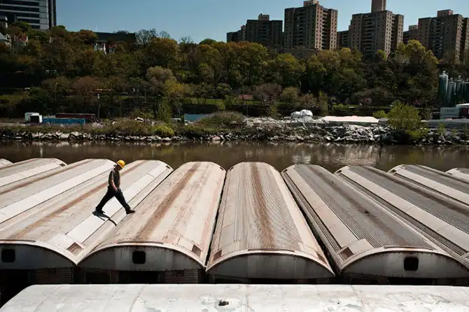 Как уничтожают вагоны нью-йоркского метро