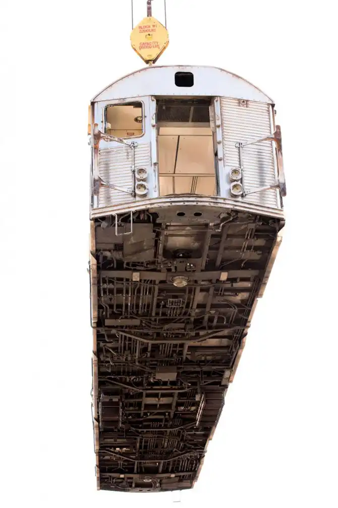 Как уничтожают вагоны нью-йоркского метро