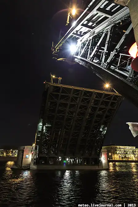 Как устроен Дворцовый мост в Санкт-Петербурге