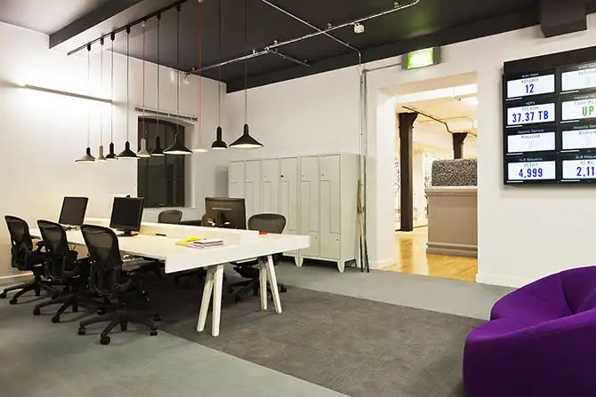 Красочный офис компании Forward в Лондоне