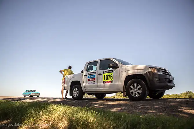 Первый гоночный день на Дакар 2014