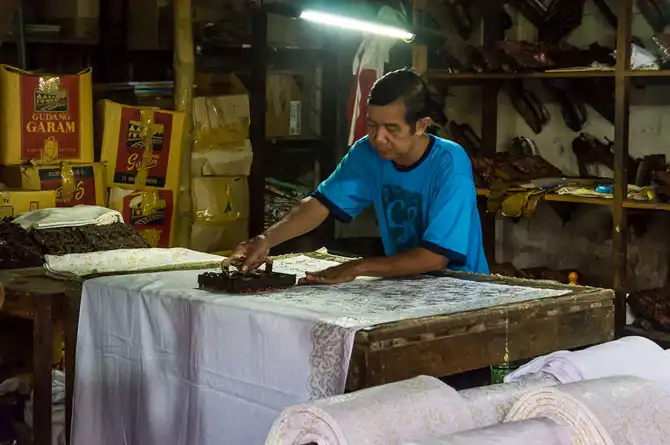 Как делают батик