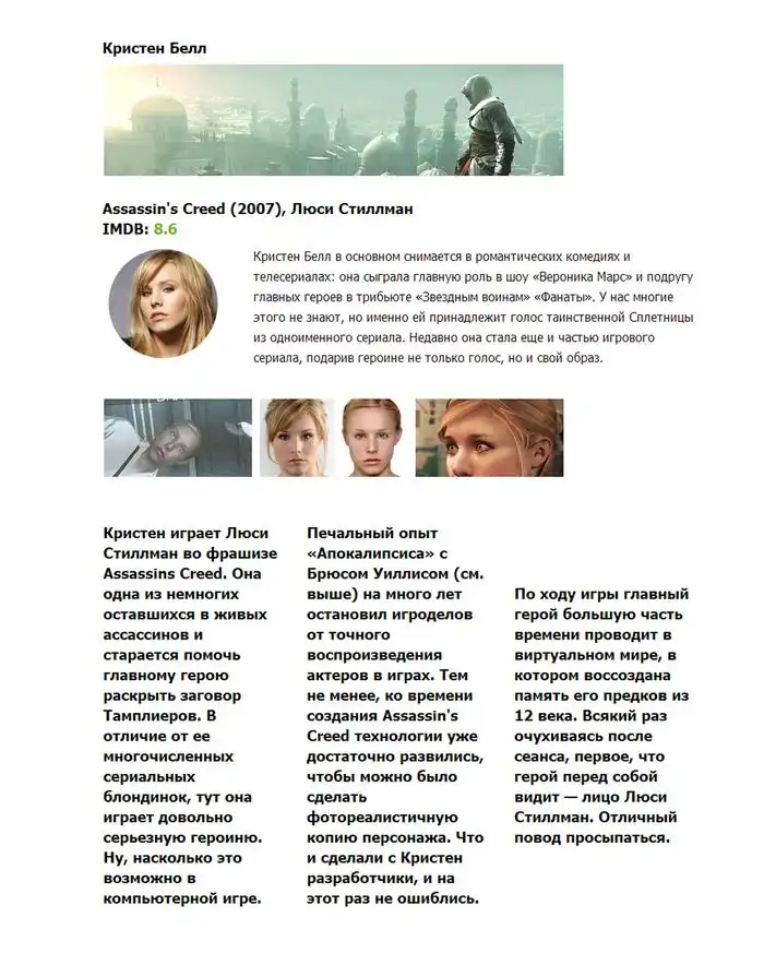 Кто озвучивает известные игры. Часть 2