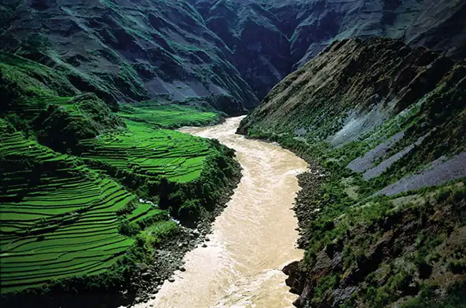 Поворот китайских рек