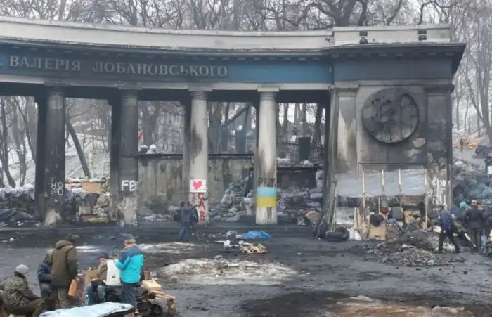 Как выглядит центр Киева, улица Грушевского сейчас