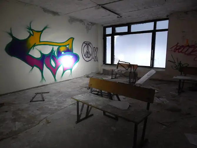 Прогулка по заброшенному детскому лагерю