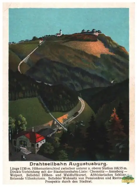 Путешествие по лесному фуникулеру и городу в Саксонии