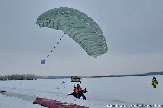 Как парашютисты совершают прыжки