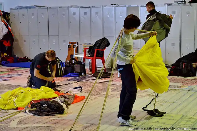 Как парашютисты совершают прыжки