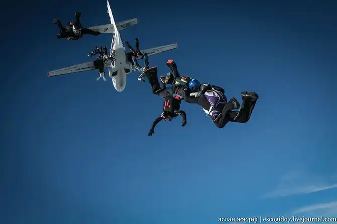 Как парашютисты совершают прыжки