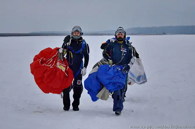 Как парашютисты совершают прыжки
