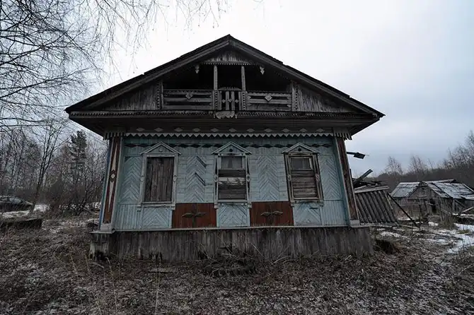 Как выглядят дома Русского Севера