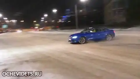 Очередной гонщик до дрифтовался.