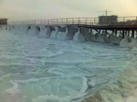 Как замезрзает море