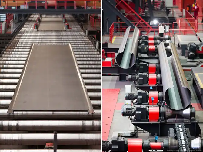 Экскурсия по трубоэлектросварочному цеху Челябинского трубопрокатного завода