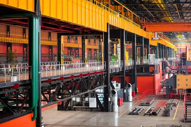 Экскурсия по трубоэлектросварочному цеху Челябинского трубопрокатного завода