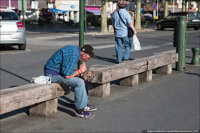 Рыбный рынок на берегу Ла-Манша