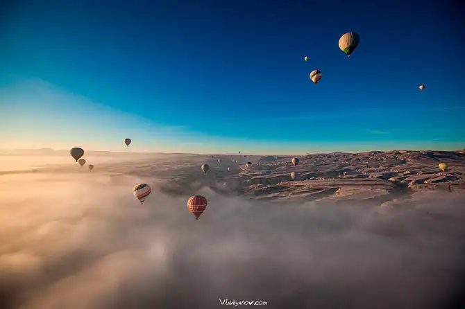 Путешествие по Каппадокии на воздушном шаре