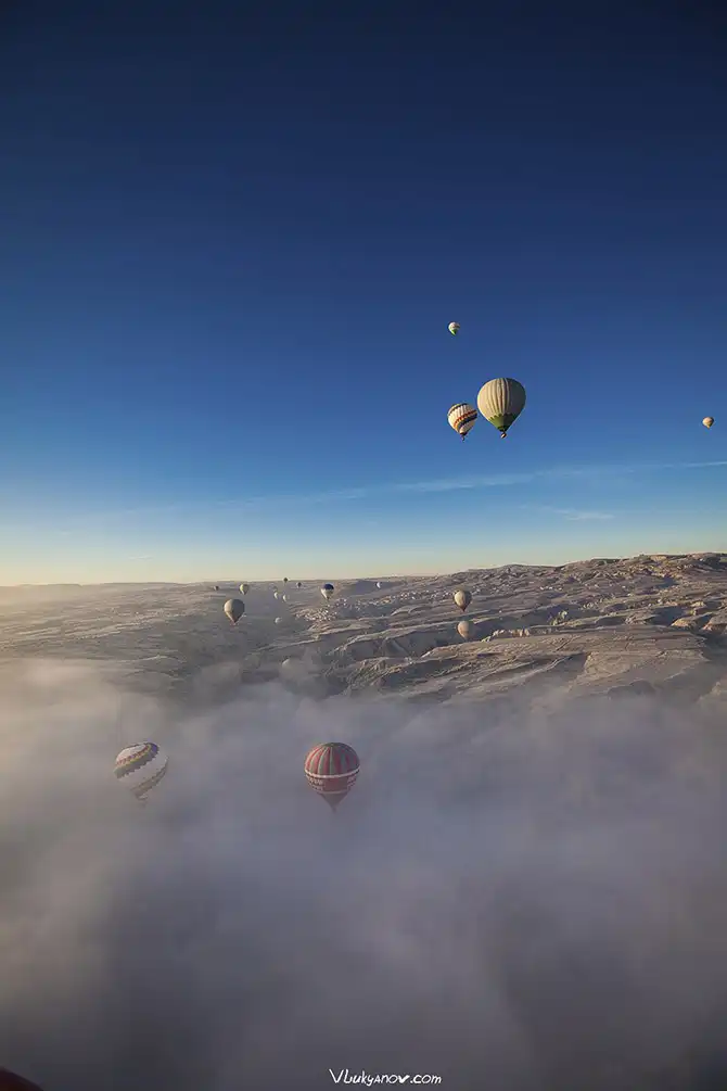 Путешествие по Каппадокии на воздушном шаре