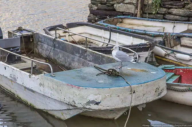Прогулка по рыбацкой деревне Polperro на юге Великобритании