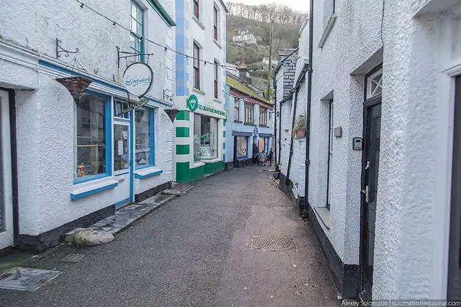 Прогулка по рыбацкой деревне Polperro на юге Великобритании