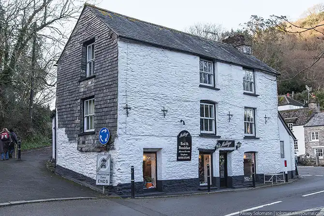 Прогулка по рыбацкой деревне Polperro на юге Великобритании