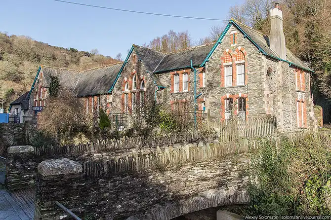 Прогулка по рыбацкой деревне Polperro на юге Великобритании