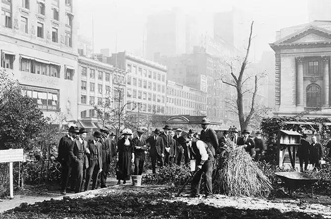 Удивительные фотографии Нью-Йорка вчера и сегодня