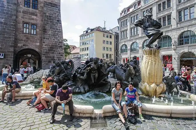 Прогулка на немецкому Нюрнбергу