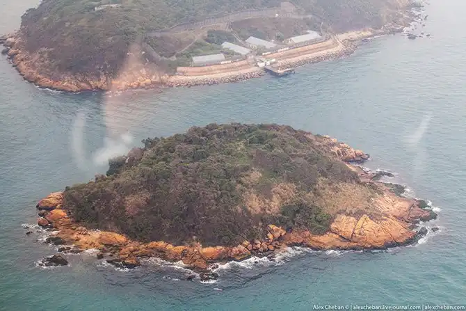 Полет над островом Гонконг