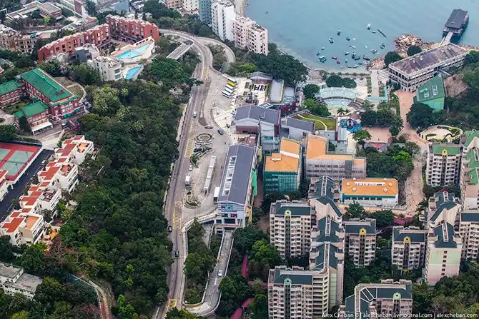 Полет над островом Гонконг