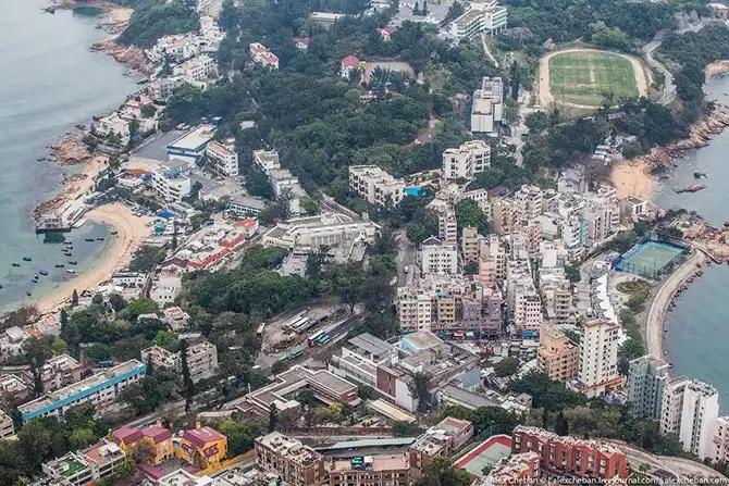 Полет над островом Гонконг