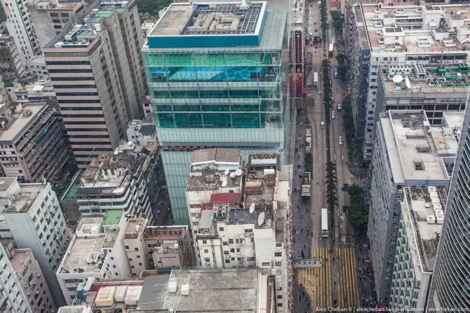 Полет над островом Гонконг