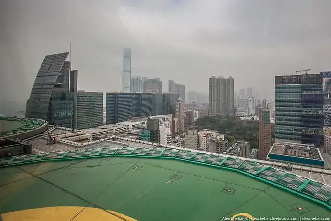 Полет над островом Гонконг