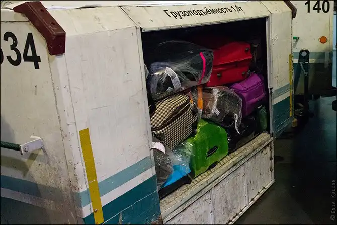 Как сортируют багаж в аэропорту Домодедово