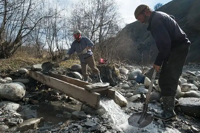 Как в Грузии добывают золото