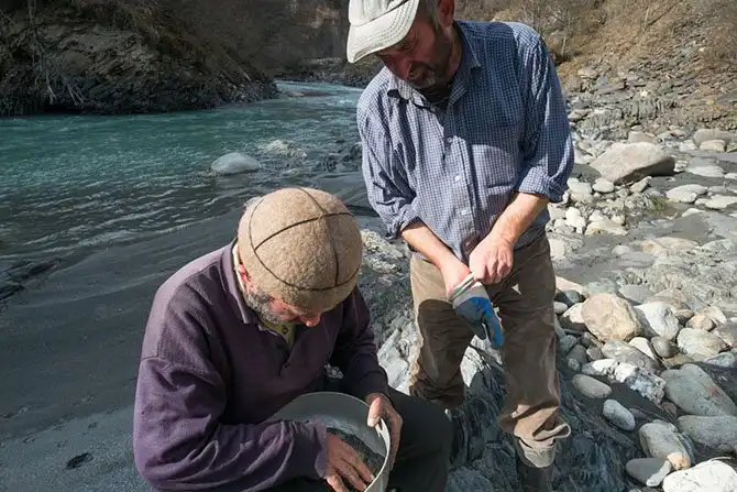 Как в Грузии добывают золото