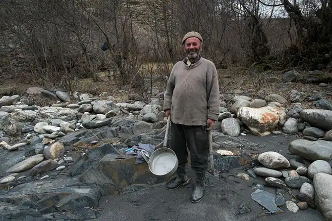 Как в Грузии добывают золото