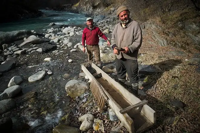 Как в Грузии добывают золото