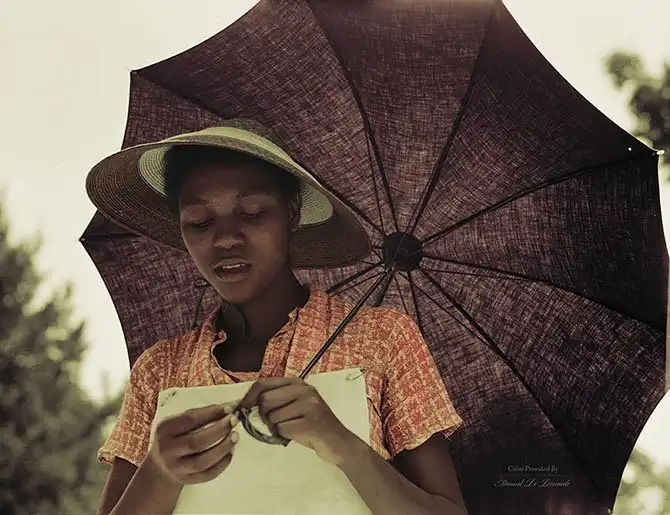 Знаменитые фотографии в цвете