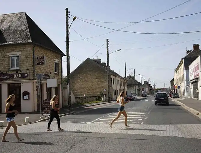 Места, разрушенные во время войны 1944 года, сегодня