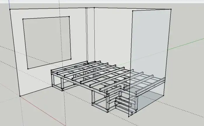 Креативный способ увеличить полезное пространство спальни