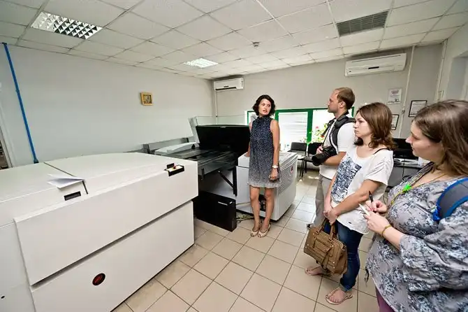 Как печатают украинские газеты и книги