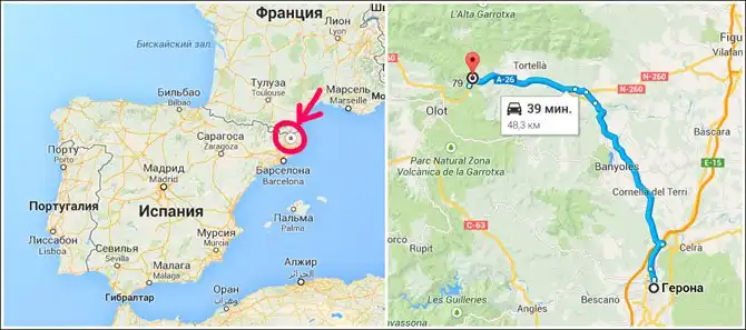 Кастельфульит-де-ла-Рока - город на краю