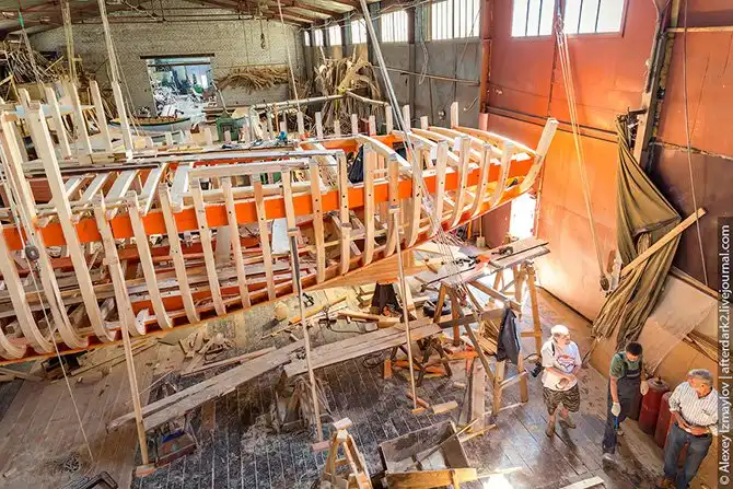 Экскурсия на верфь деревянного судостроения