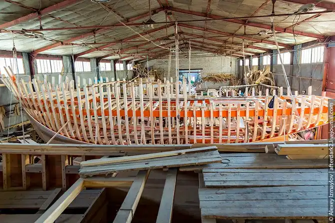 Экскурсия на верфь деревянного судостроения