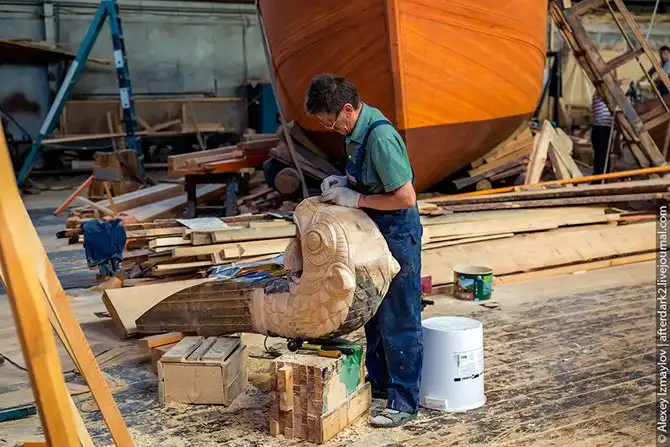 Экскурсия на верфь деревянного судостроения