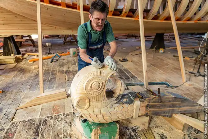 Экскурсия на верфь деревянного судостроения